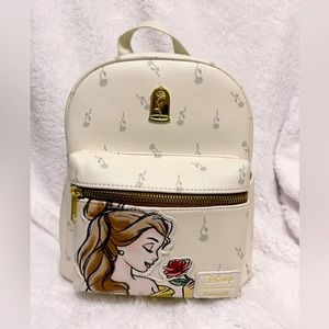 BRAND NEW WITH TAGS LOUNGEFLY DISNEY’S BEAUTY AND THE BEAST BELLE MINI BACKPACK